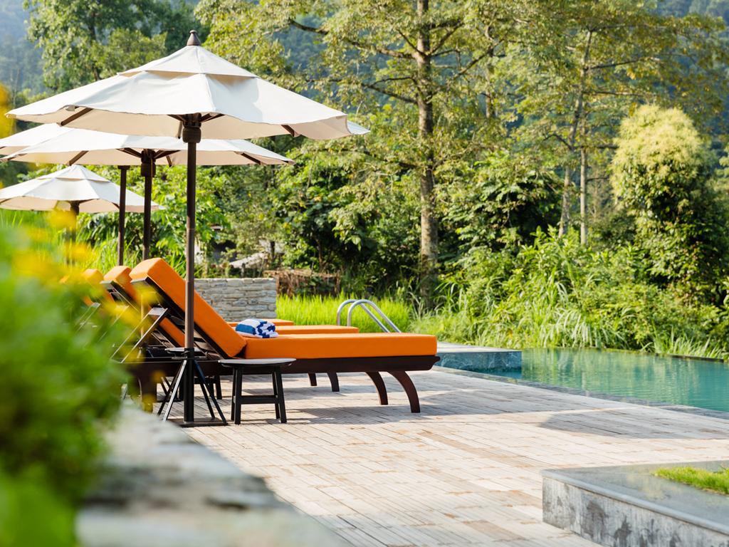 The Pavilions Himalayas The Farm Pokhara Exterior foto